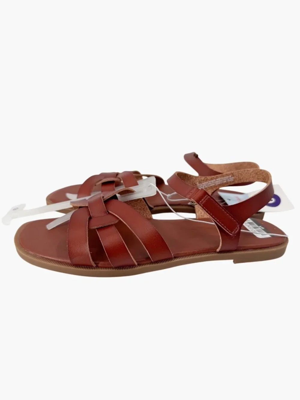 NEW Cat & Jack Kids' Christa H-Band Sandals - Brown - Size 6